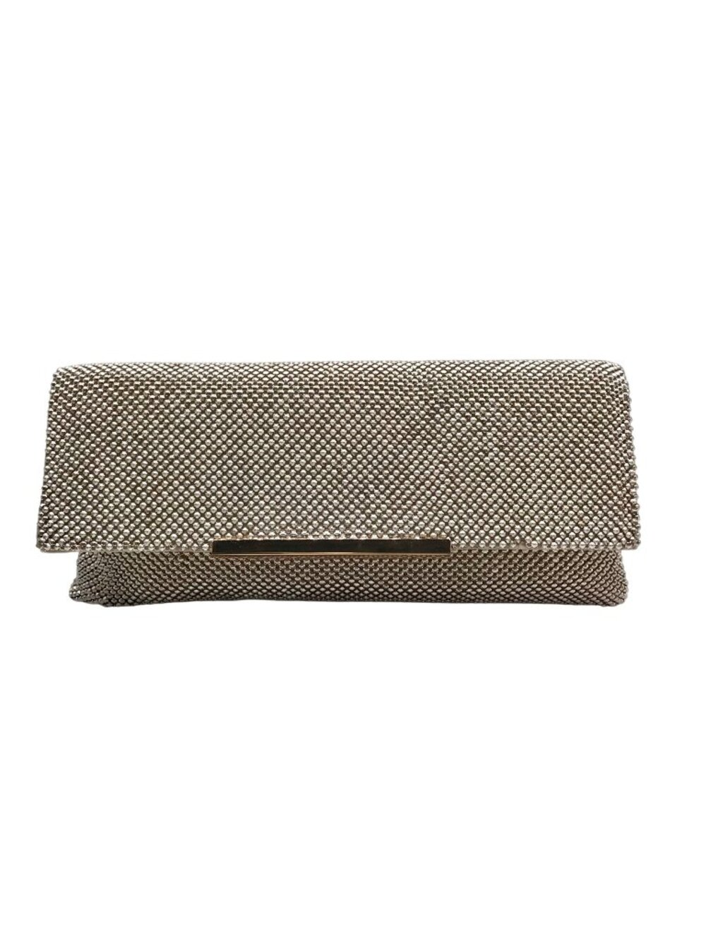 I.N.C. International Concepts Gold Mesh Hether Convertible Clutch
